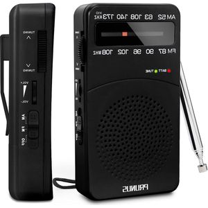 Draagbare Radio - AM/FM - Uitstekende Ontvangst - 1 stuk