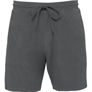 Native Spirit Ecologische badstof herenshort NS727 - Iron Grey - M