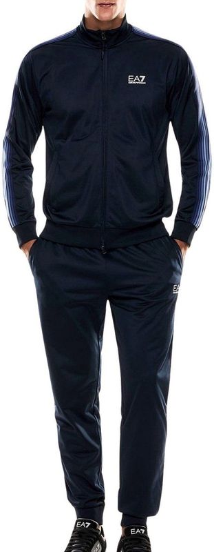Emporio Armani EA7 - TRAIN 7 LINES M T-SUIT T-TOP FZ CH PL - Trainingspak - Marine