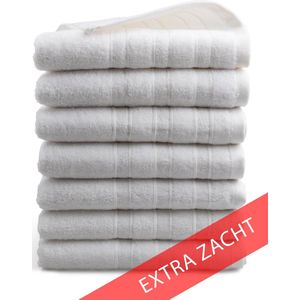 Handdoek Luxor Deluxe - 7 stuks - 50x100 - kleur wit