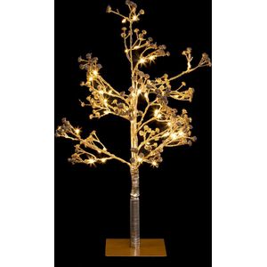 Feeric lights and christmas lichtboom -48 leds-H50 cm -goud -kunststof