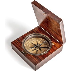 Authentic Models - Lewis & Clark Kompas - Kompas - Kompassen - Vintage Kompas - 2,25cm x 7,75cm x 7,75cm