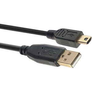 Stagg Professionele USB/A-Mini 2.0 kabel 1.5 m