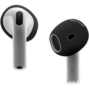 Siliconen Dopjes Oordopjes Vervanging Tips Geschikt voor AirPods 4 Zwart
