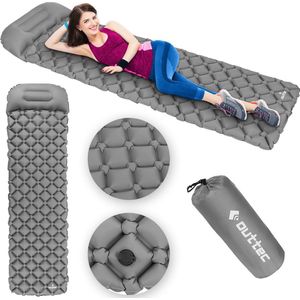 Outtec® Slaapmat, Opvouwbaar Waterdicht Luchtbed, Luchtbed voor Trekking, Outdoor, Strand, Camping, Wandelen