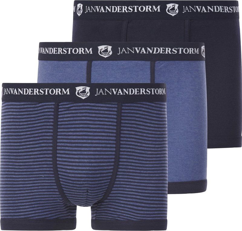 Jan Vanderstorm - JASIEL - Retroslips - Blauw - Set van 3