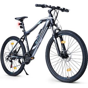 BLUEWHEEL BXB75 e-bike 27,5“ & 29“ I Duits kwaliteitsmerk | EU-conform E-mountainbike 21 versnellingen & achterwielmotor voor 25 km/h