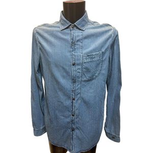 Cast iron - CSI42651 - Overhemd - Mannen - Blauw - Maat L