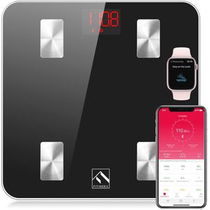 Slimme Digitale Lichaamsvetschaal met Bluetooth en Smartphone App - 400 Pond