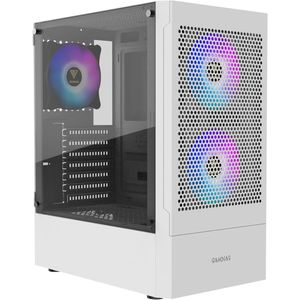 Gaming PC Hoes met Zijpaneel van Gehard Glas - Mid-Tower ATX met ARGB Ventilatoren en Magnetisch Stoffilter