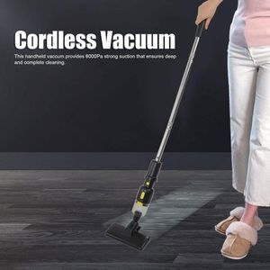 6000 Pa zuigkracht draadloze handstofzuiger - 1800 mAh accu - 40 minuten looptijd - lichte stofzuiger voor hardhouten vloeren - tapijten - dierenharen
