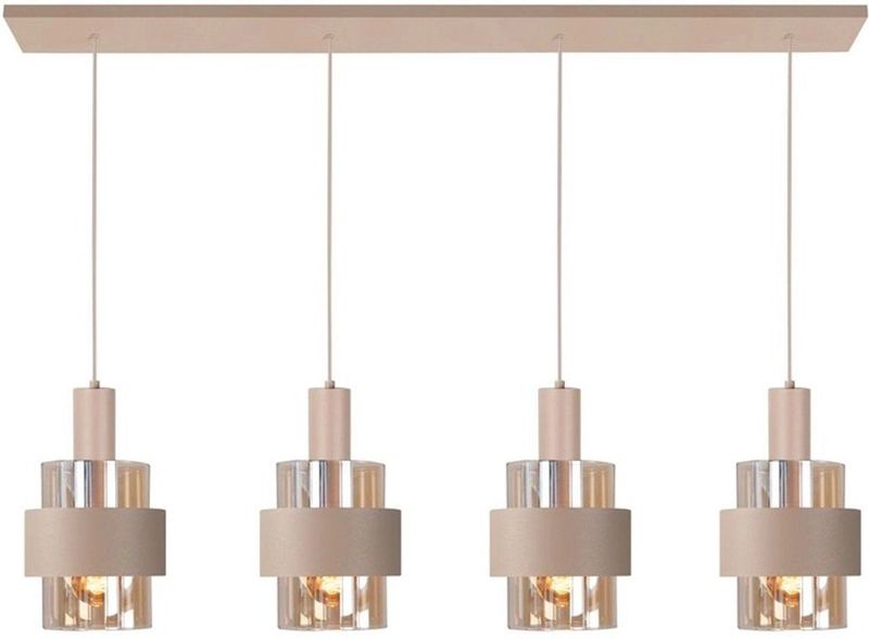 Hanglamp - Marrone Beige - 4-lichts