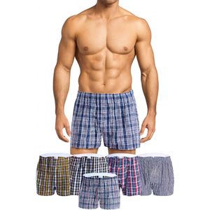 Boxershort Heren | 4 Pack | Wijde Boxershort | Maat 2XL | Geruit | Losse Boxershort | Multipack