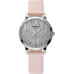 Orphelia Fashion OF711909 - Horloge - Leer - Roze - 36 mm