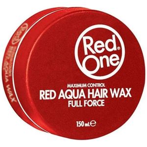 Red One - Aqua Hair Wax - Rood - 3 x 150 ml - Voordeelverpakking