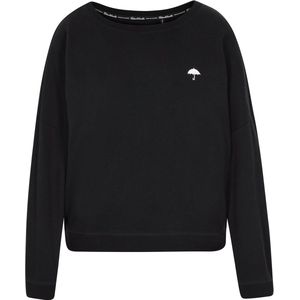 Schmuddelwedda - Sweatshirt - Zwart - Effen - Lange Mouw