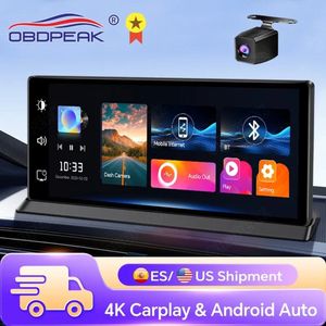 Vostara - Dashcam - Dashcam Voor Auto Voor En Achter - Dashcam Auto - Dashcam Voor Auto Full HD GPS - Carplay - Dashcam Full HD - Dashcam Voor Auto Voor - Android