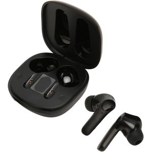 Earbuds met vertaalfunctie voor 74 talen en 70 accenten - Real-time vertaling, 4 modi, ergonomisch ontwerp, Hi-Fi stereo voor muziek en gesprekken (ZWART)