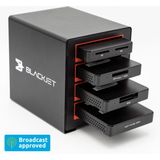 BLACKJET TX-4DS Cinema Dock - Zwart - Thunderbolt 3 - Inclusief 2 DX-1M M.2 PCIe SSD Readers
