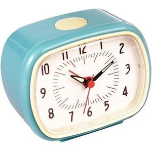 Rex London Blauw Vintage Retro Wekker - Classic Alarm Clock