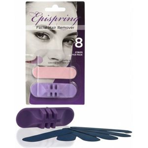 Epispring pijnloze gezichtsontharing 8 strips - Ontharingstrips.