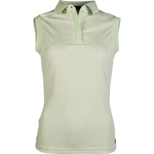 HKM Poloshirt Catherine Mouwloos - maat L - pistache