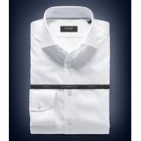 OLYMP - Signature Overhemd Wit - Heren - Maat 42 - Modern-fit