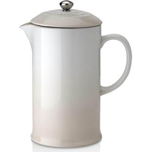 LE CREUSET - Aardewerk - Koffiepot met pers 1,00l Meringue