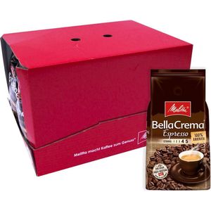 Melitta BellaCrema Espresso koffiebonen - 8 x 1 kg