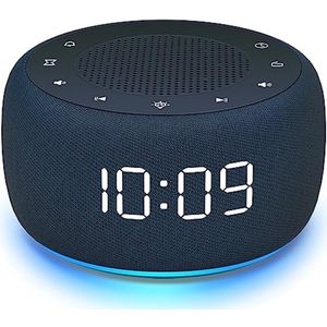 Alarm Clock Radio with Night Light and Multiple Wake Up Sounds