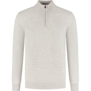 GENTS - Halfzip merinoblend alugrey - Polyblend - Alugrey - Maat XXL/XXL