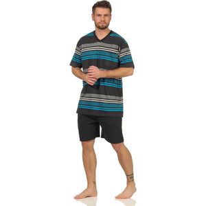 Heren shortama 68570 blauw - Blauw - S/48