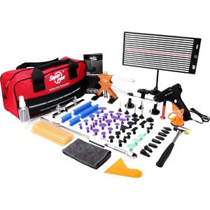 EML STORE Uitdeukset - Deukentrekker auto - Slagtrekker - Inclusief Lijmpistool en Trekgereedschap - Voor 3-10 cm Deuken - 60-delig