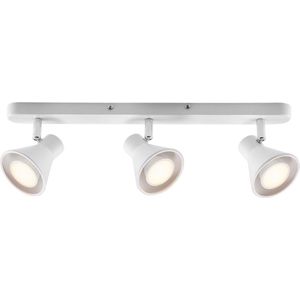 Nordlux Eik plafondlamp - drielichts - 50 cm breed - draai- en kantelbaar - wit