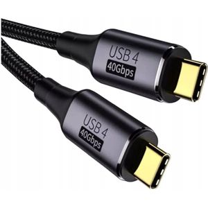 Kabel USB 4.0 Thunderbolt USB-C 40 Gbps 100W 8K 60Hz (0.5 m)