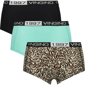 Vingino meiden ondergoed 3-pack boxers Animal Multicolor Brown