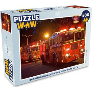 Puzzel Brandweerwagens van New York City - Legpuzzel - Puzzel 500 stukjes