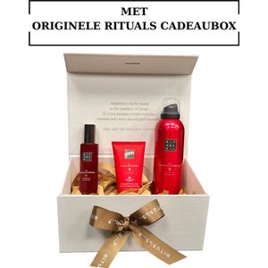Rituals of Ayurveda - Geschenkset - Shower Gel 200 ml - Body&Hair Mist 50 ml - Body Cream 70 ml - Originele RITUALS Cadeaubox