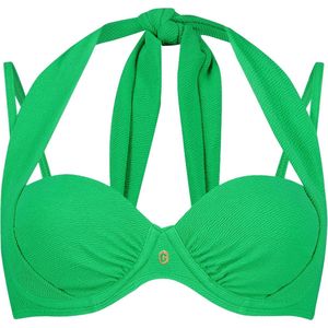 Ten cate multiway bikinitop in de kleur groen.
