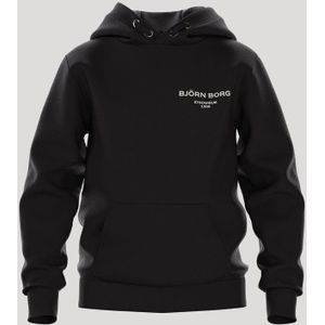 Björn Borg Essential 1 Hoodie Kinderen Trui Met Capuchon Jongens - Zwart - Maat 122/128