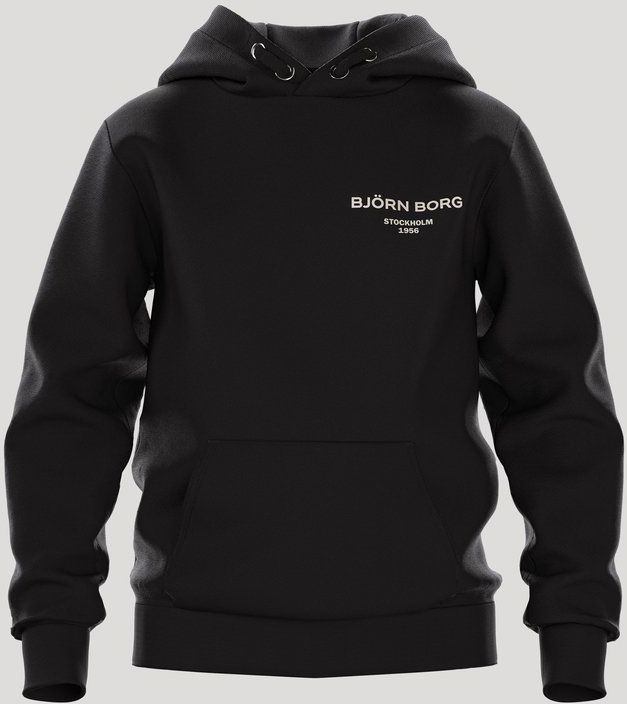 Björn Borg Essential 1 Hoodie Kinderen Trui Met Capuchon Jongens - Zwart - Maat 122/128