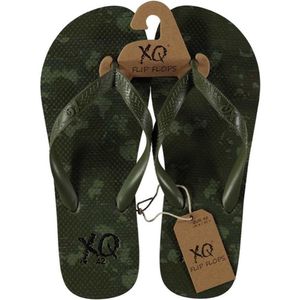 Xq Footwear Teenslipper Army Heren Eva Legergroen Maat 41