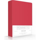 Luxe Verkoelend Hoeslaken - Rood - 140x200 cm - Katoen - Romanette