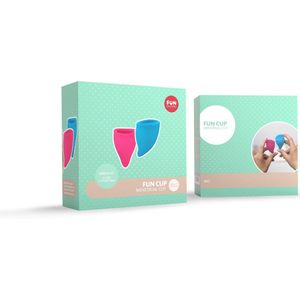 Fun Factory Fun Cup Menstruatiecup - Small - Roze & Turquoise