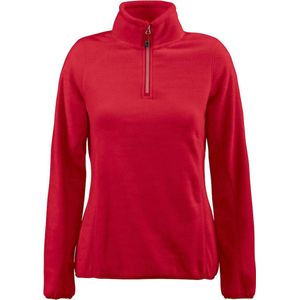Printer RED FLEECE HALFZIP FRONTFLIP LADY 2261505 - Rood - XS