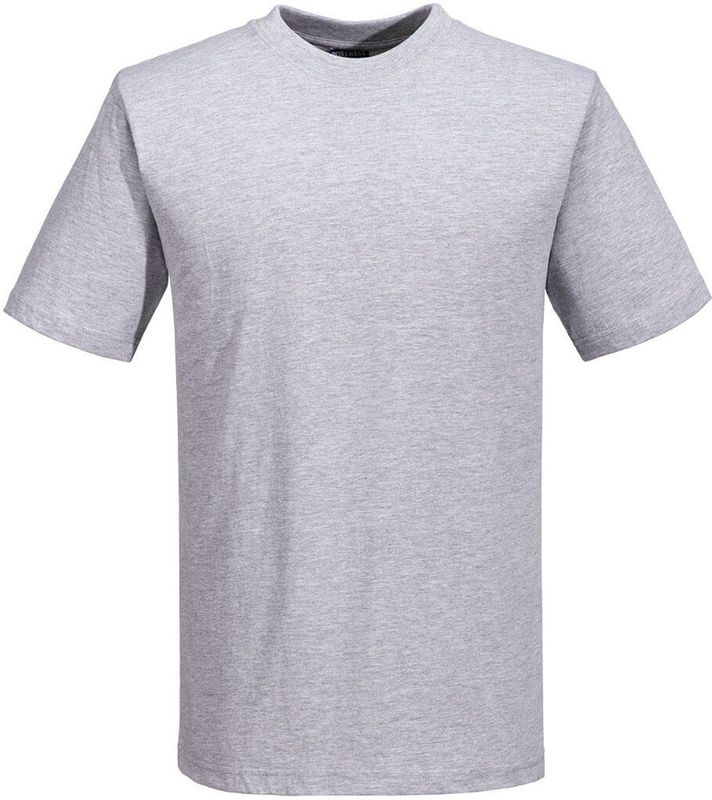 Portwest - B195 - T-shirt - Grijs gemêleerd - Premium Katoen