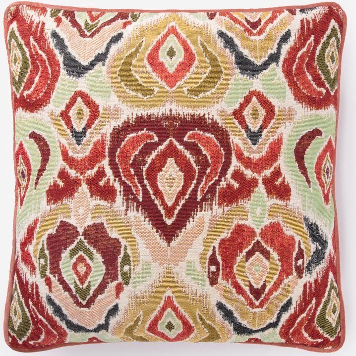 Sissy-Boy - Rood kussen met ikat print