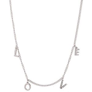 Go Dutch Label Collier Love with stones N2258-1