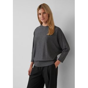 s.Oliver BLACK LABEL - Gebreide Trui - Donkergrijs - Met Vlindermouwen
