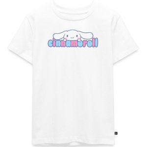 Cinnamoroll Gluurt Over De Letters Premium T Shirt Kinderen
